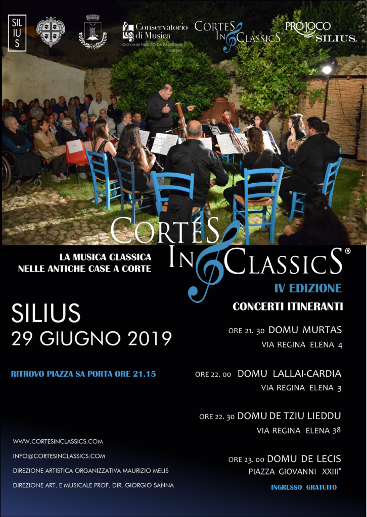 IV Edizione Cortes In Classics a Silius, 29 Giugno 2019 a partire dalle ore 21:15